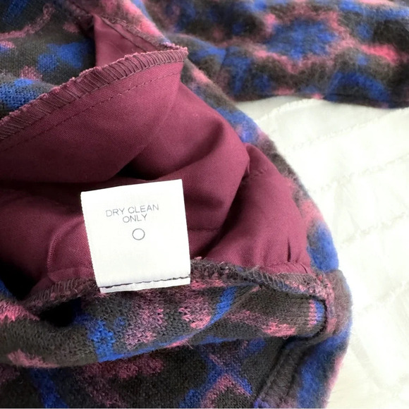 NWOT Xirena Caden Wool Blend Fleece Jacket Pullover Purple - Picture 6 of 10